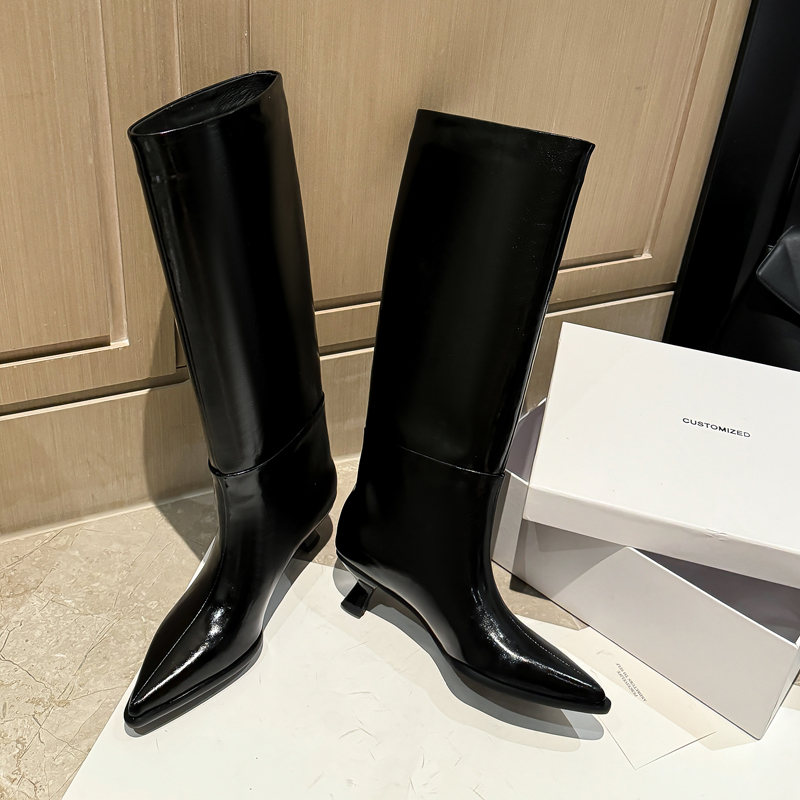QUTAA Fashion News Women Knee  - Knee High Boots Women ulasan dan harga