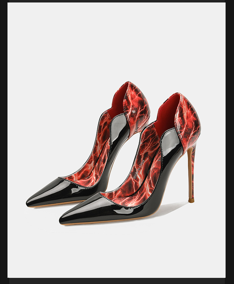 Electric Lightning Leopard Sti - Court Heel Pointed ulasan dan harga