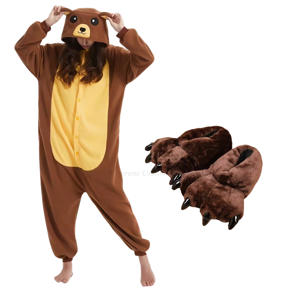 Adult Animal Brown Bear Kiguru - Women Shoes Xxl ulasan dan harga