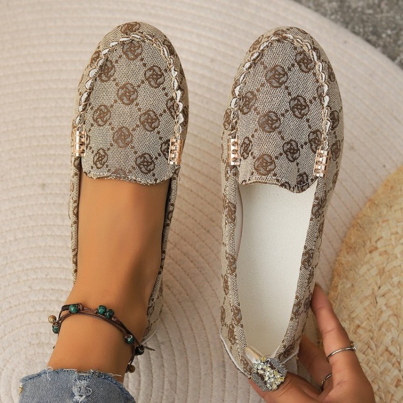 Women Flats Shoes Luxury Print - Women Shoes Tennis ulasan dan harga