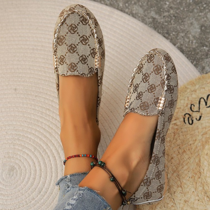 Women Flats Shoes Luxury Print - Women Shoes Tennis ulasan dan harga