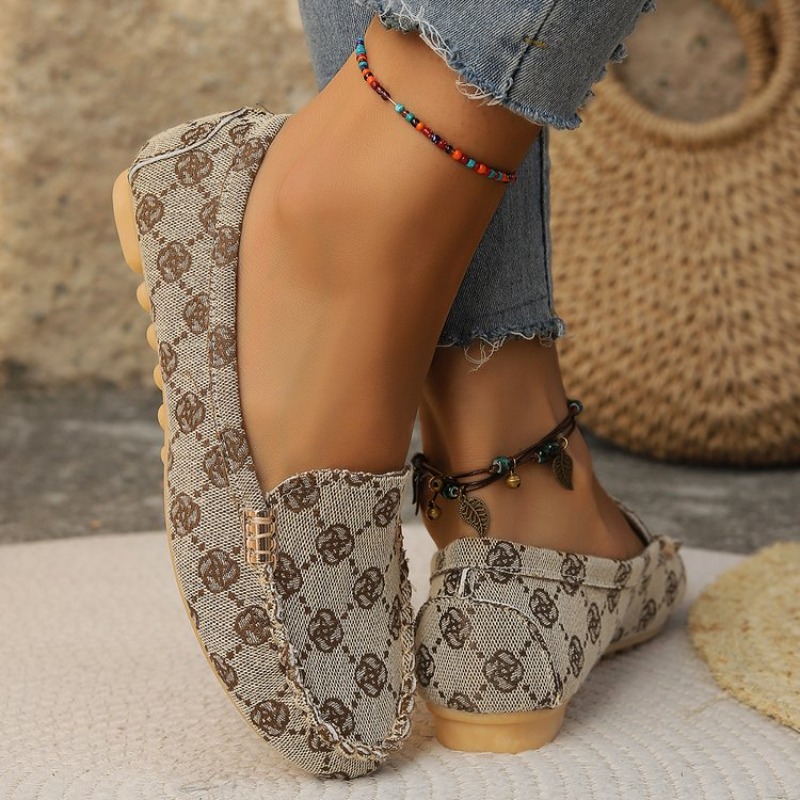 Women Flats Shoes Luxury Print - Women Shoes Tennis ulasan dan harga