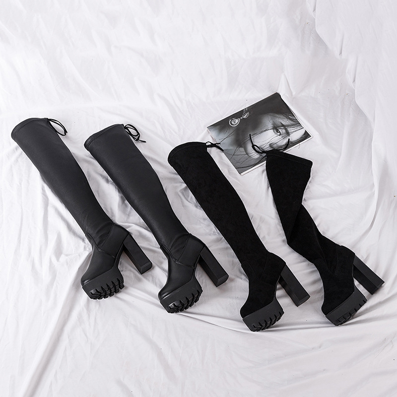 Knee over long boots for women - Sock Boot Women ulasan dan harga