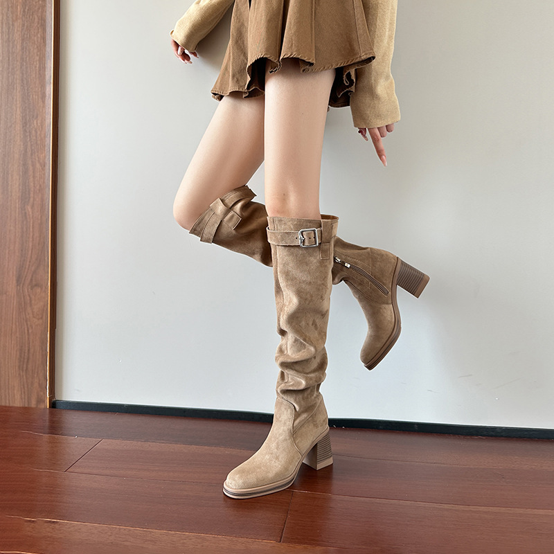 High heeled knee high boots fo - Sock Boot Women ulasan dan harga